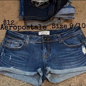 Aeropostale jean shorts. Size 9/10